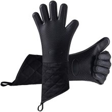 Guantes resistentes al calor BBQ COCINA COCINA MARCA DE HORNO DE SILICONOS