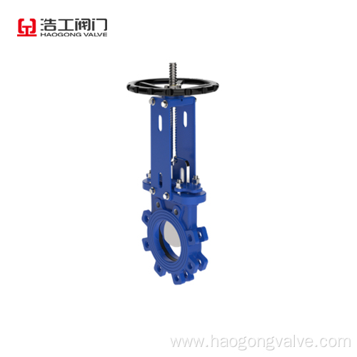 Lug Type Knife Gate Valve Two Way Sealing