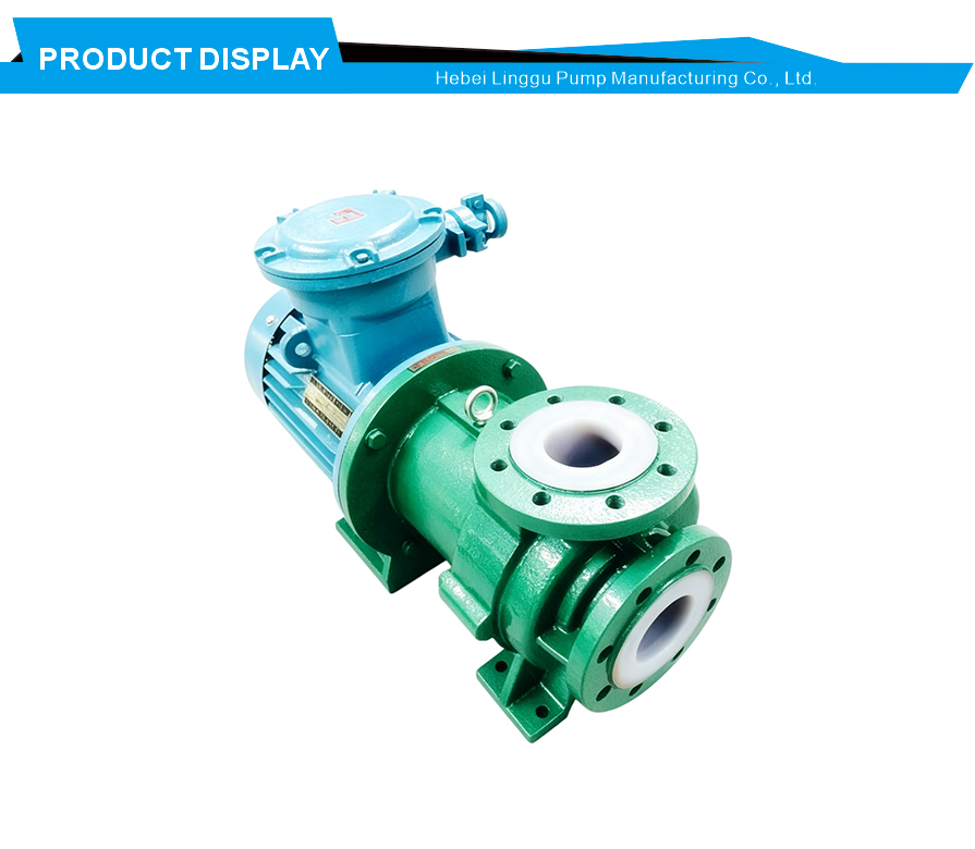 F46 lined magnetic drive pump