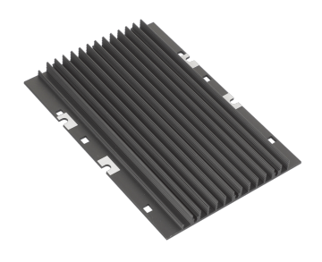 Wide Plate Aluminum Cooling Fin Panel