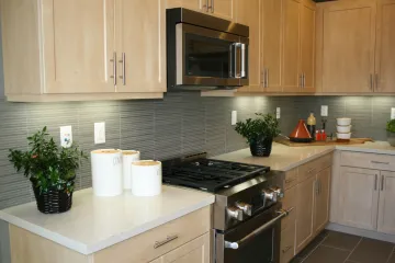 Big size kitchen decoration quartz countertops