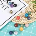 20MM Chakra Gemstone Balls for Stress Relief Meditation Balancing Home Decoration Bulks Crystal Spheres Polished