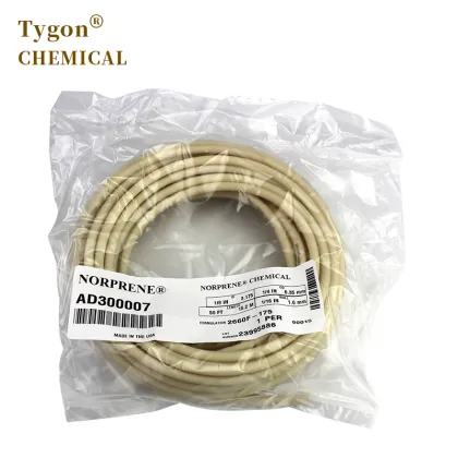 Strong Acid Alkali Resistant Double Inner Wall Norprene Chemical Tubing by Tygon Saint Gobain