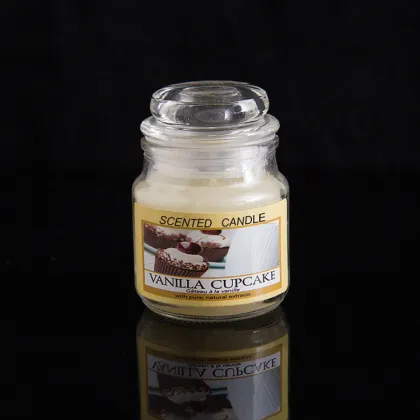 Home Decoration Paraffin Wax Glass Cup Scented Candle