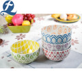 Different dessert Color Round food Ceramic Soup Bowl