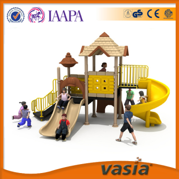 Natural Outdoor Toddler Playgrounds Equipment Kids Spiral Slide (VS2-4042C)