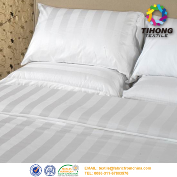 White Bed Linen Fabric For Hotels