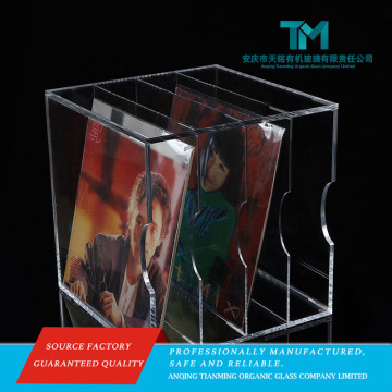 Clear Acrylic Vinyl Record Storage Stand