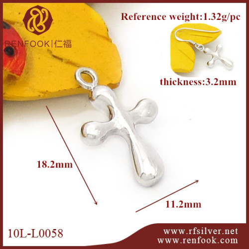China online shopping jewellery 925 sterling silver cross pendant