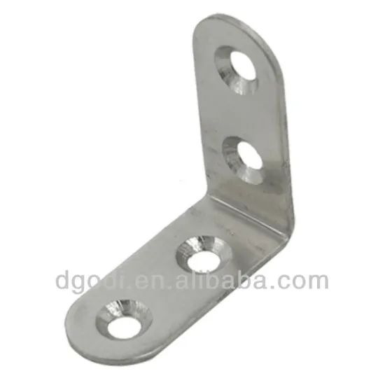 small types of zinc plated steel metal corner fasteners