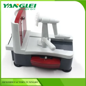 Durable Tri-Blade Vegetable Spiralizer Zucchini Spaghetti Pasta Maker White