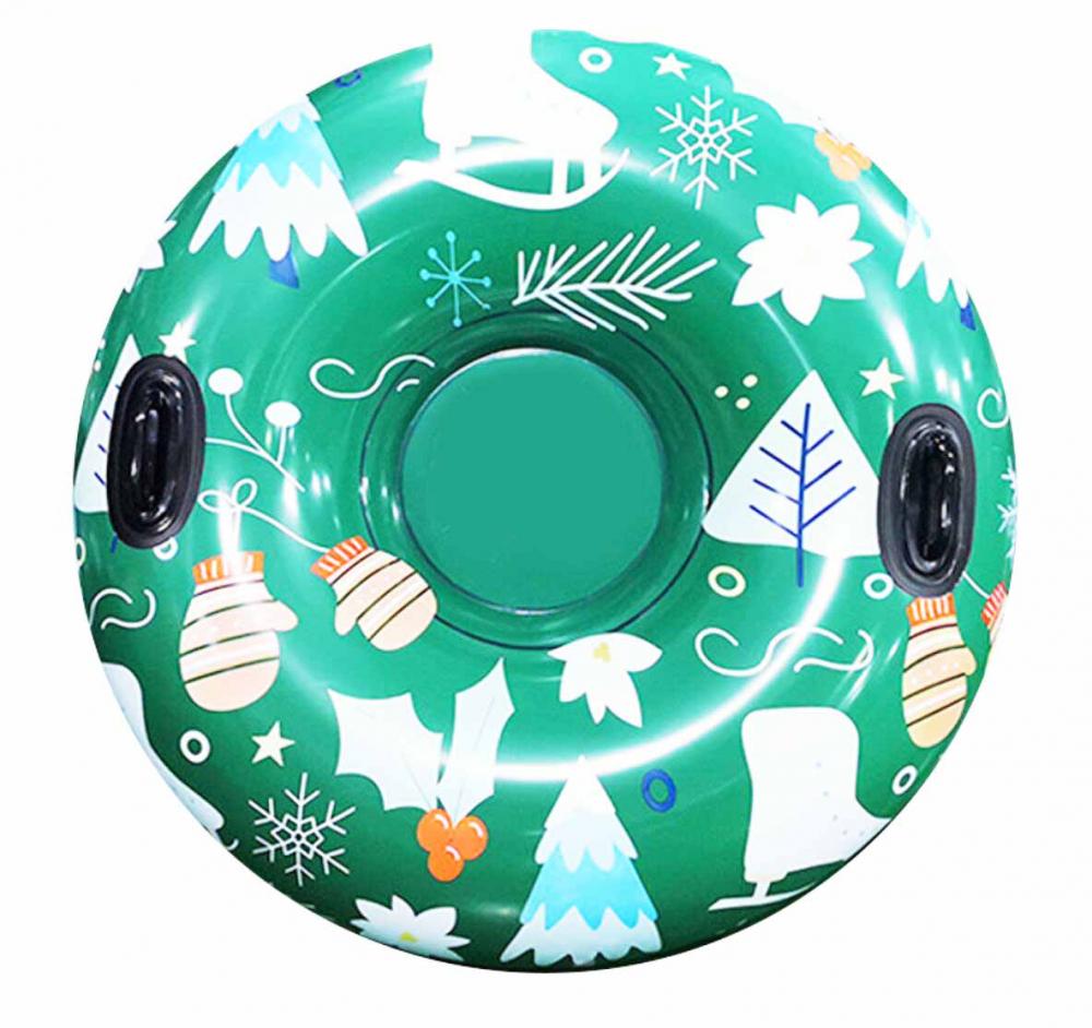 Christmas Snow Tube Inflatable Sled For Kids