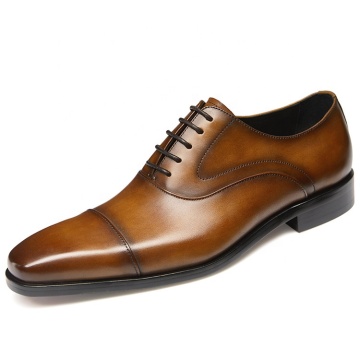New Style High Grade Rubber Classic Party Cow Leather Shoes for Men