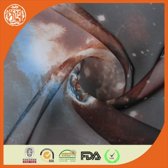 Hot sale designed polyester chiffon digital printing fabric textile