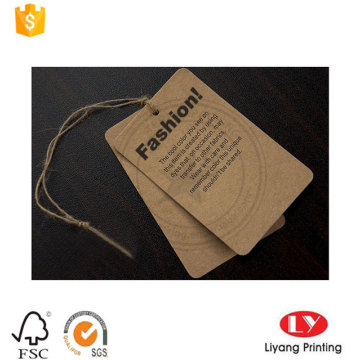 Fashion Kraft Paper Printed Tag for Clothes