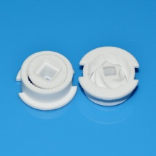 Flanged alumina ceramic disc for refper pepper grinder