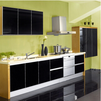 MDF with PVC Coating Kitchen Cabinets