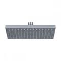 High pressure square chrome plated overhead shower head