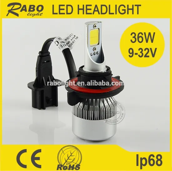 Rabo C6 led aluminum profile high low beam h4 9004 9003 h15 h13 led headlight kit