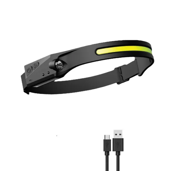 350 Lumen Hot XPE+COB LED USB Rechargeable Motion Sensor Headlamp