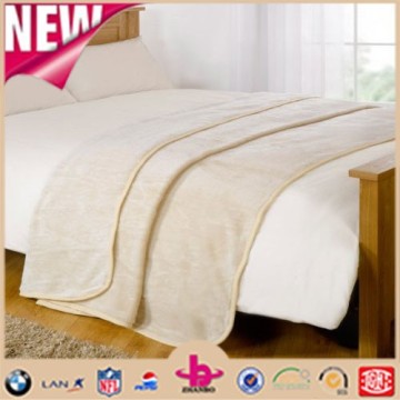 200 x 240 cm Large Size Mink Faux Fur Throw/Very Warm Super Soft Blankets Cream Color
