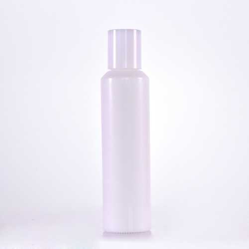 Lotion Bottles for Cosmetics 120ml opal white glass bottle with white cap Supplier