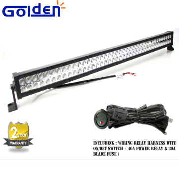 41.5" 240W LED Lightbar Work Driving Fog Spot Flood Combo Light Roof Bar With Harness