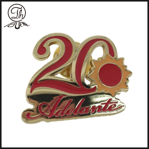 Anniversary souvenir soft enamel pin badge