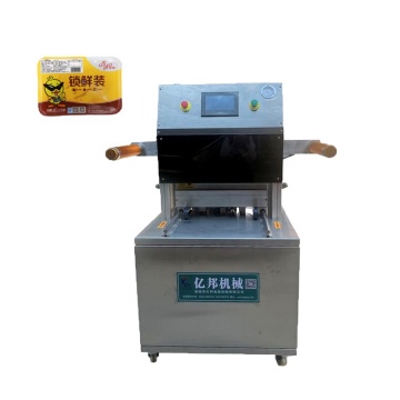 Frozen Pizza and Whole Fish Industrial Vacuum Tray Sealer Packaging Machine with Nitrogen Injection