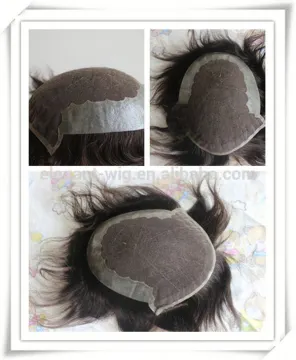 Elegant-wig blonde color human virgin indian hair pieces, indian natural hair mens toupee factory price