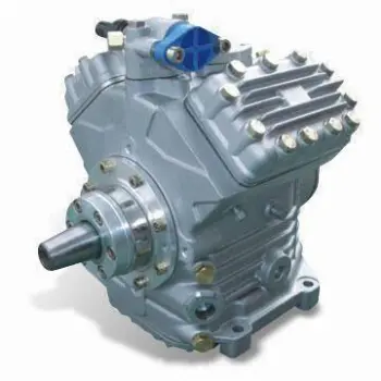 Crank Connecting Compressor for Bus Air Conditioner with 4 Cylinders and 24V Electromagnetic Clutch