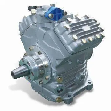 Crank Connecting Compressor for Bus Air Conditioner with 4 Cylinders and 24V Electromagnetic Clutch