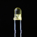 Super helder diffuus 3 mm gele LED 4000mcd