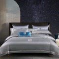 Luxo 100% algodão Bordado Bordado Homeuse Bedding Sets