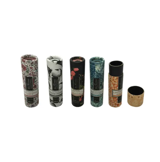 Small lip balm paper tube cardboard round box