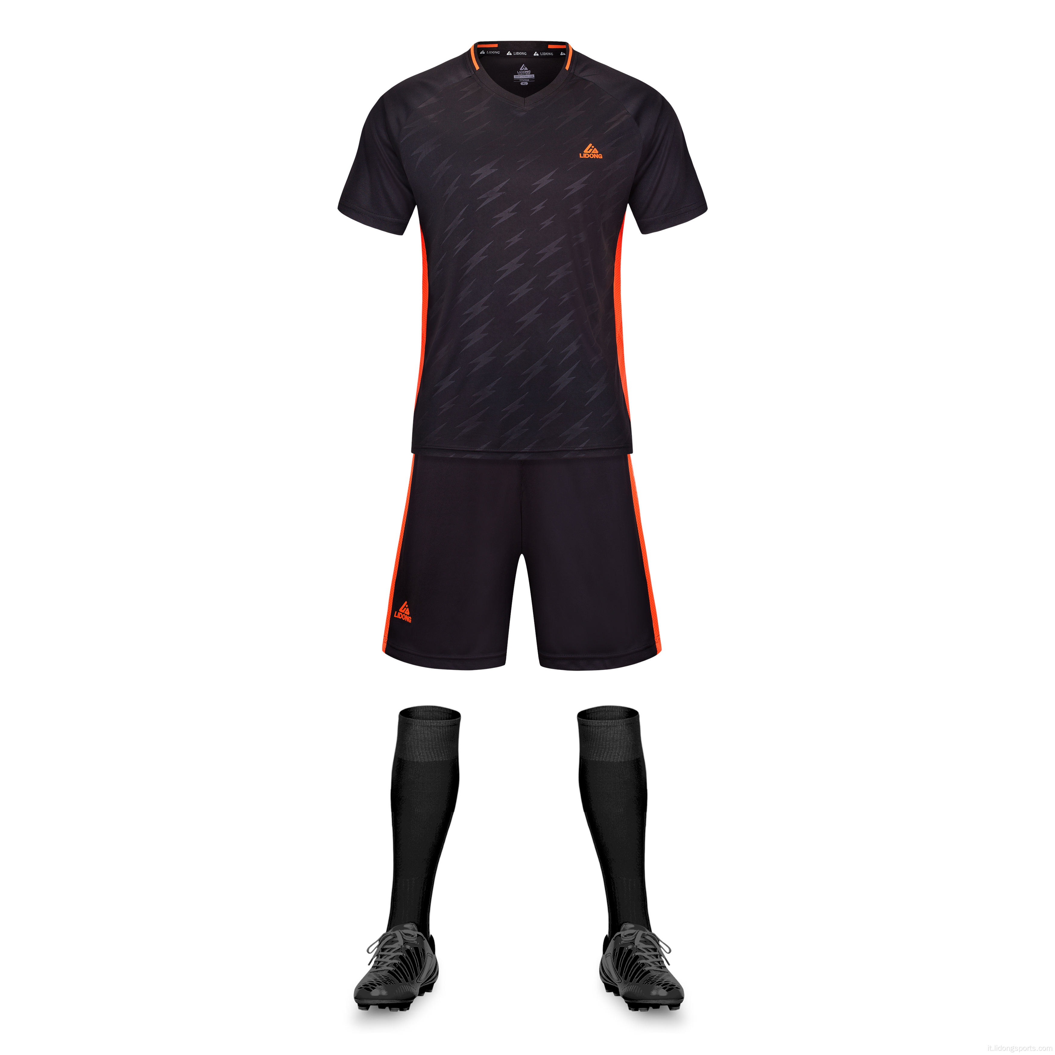 Maglie di sublimazione del design personalizzato Soccer e camicia da calcio