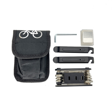 Multifunctional Portable Bicycle Repair Kit with Tool Bag