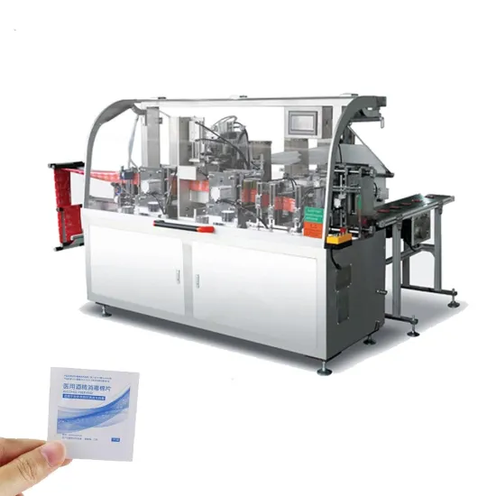 High-Speed Automatic Machine for Single-Piece Wet Tissue Packaging