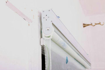 Flower Double Fabric Roller Blind , Indoor Windows Shades Blinds