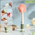 Suction cup long-handled multi-purpose cleaning brush