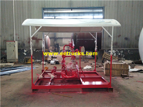 60CBM 30ton SKID-iliyowekwa vituo vya LPG