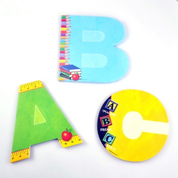 Forma de forma irregular de forma ABC