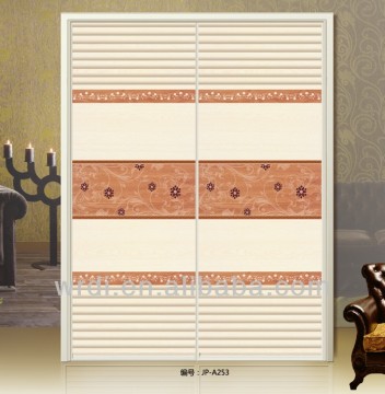 JP-A253 wave carving door panel for bedroom wardrobe