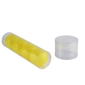 Transparent small round clear plastic cylinder box