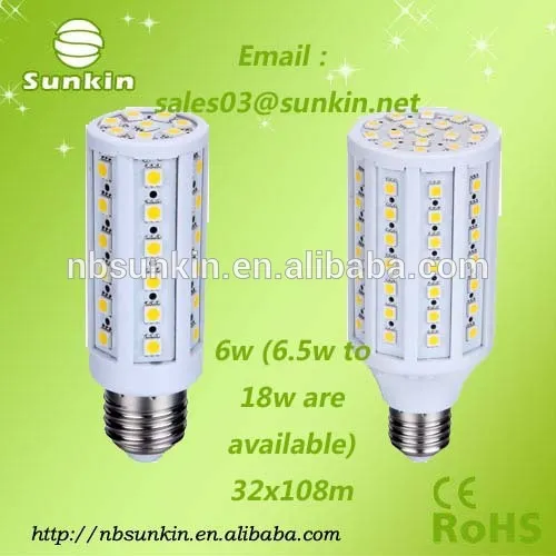 E27 12W corn led lighting SMD 5050 epistar corn light E27 E14 high quality