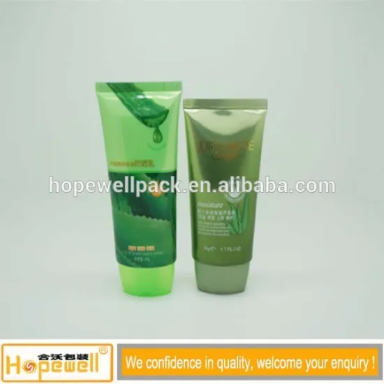 2017 good quality plastic/laminate bb cream oval tube foundation packaging aluminum big tube