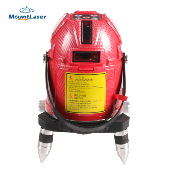 Mount Laser MLA-4V4H1P: Professional Red Beam Electronic Leveling Line Laser Level for Accurate Measuring and Construction Projects