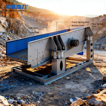 Large Scale Vibrating Feeder for Efficient Material Handling