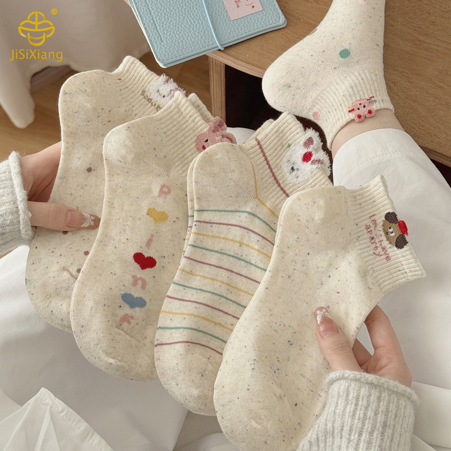 Korean cartoon socks