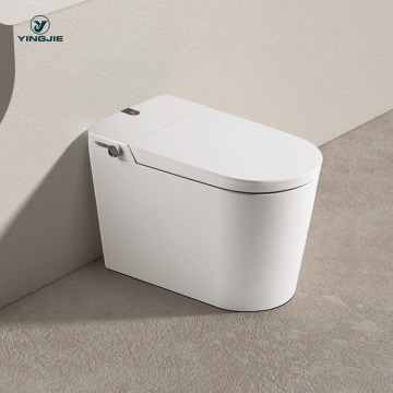 Intelligent One Piece Ceramic Floor-Mounted Toilet with Advanced Remote Control Function